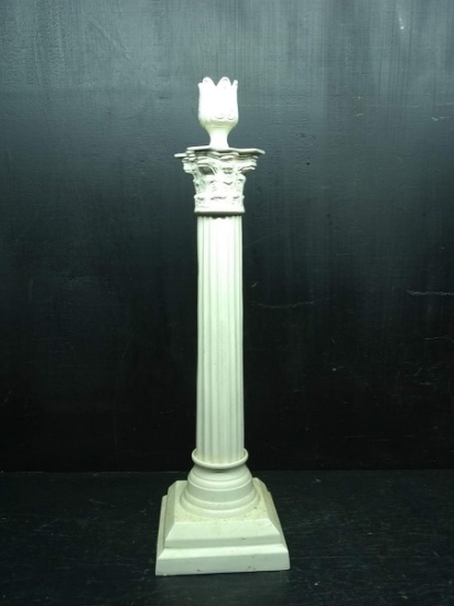 Painted Cast Metal Lamp Base by Wildwood Lamps