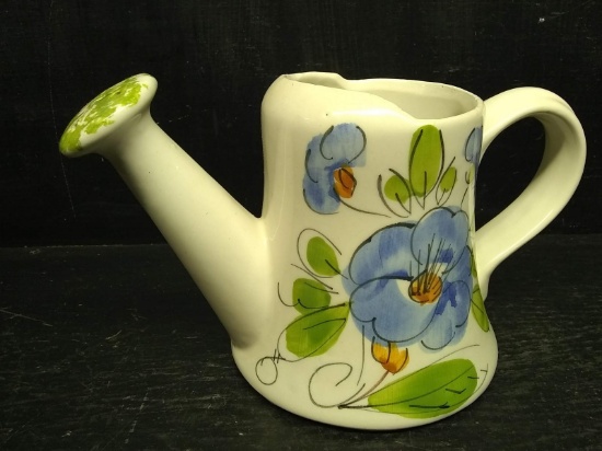 Hand painted Italian Water Pitcher