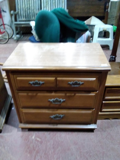 Hard Rock Maple 3 Drawer Chest