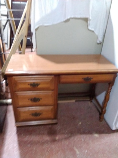 Hard Rock Maple Kneehole Desk