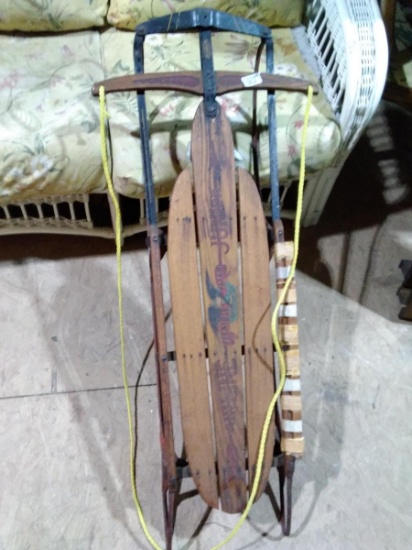 Warehouse-Vintage Airline Junior Flexible Flyer Snow Sled
