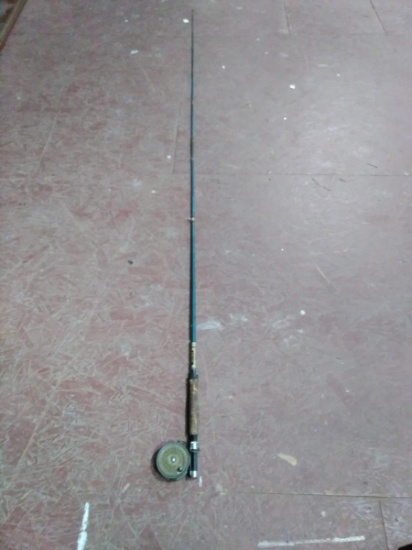 Vintage Sportcraft No 158 Fishing Reel with Rod