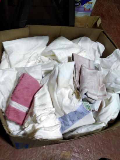 BL-Assorted Linens, Towels, Fabric