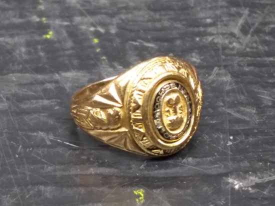 10kt Gold Hebron High School Class Ring
