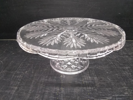 Vintage Glass Cake Stand