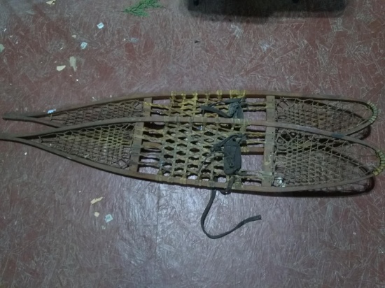 Pair Vintage Snowshoes