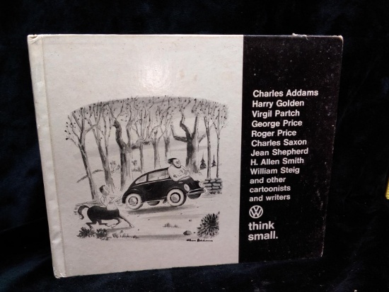Vintage Book-Think Small 1967 (Volkswagen)