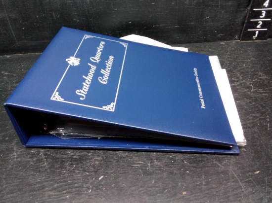 Statehood Quarter Collection Starter Binder with Protective Sheets and Accessories -NEW