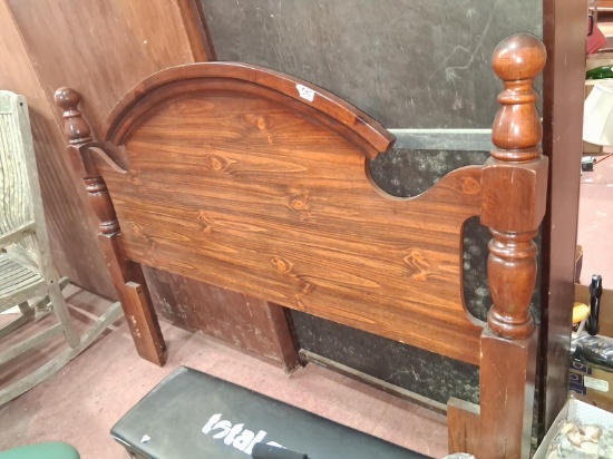 MCM Pine King Headboard Double/Queen