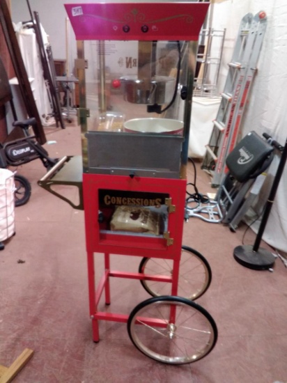 Nostalgia Electrics Carnival Style Popcorn Popper and Accessories-NEW