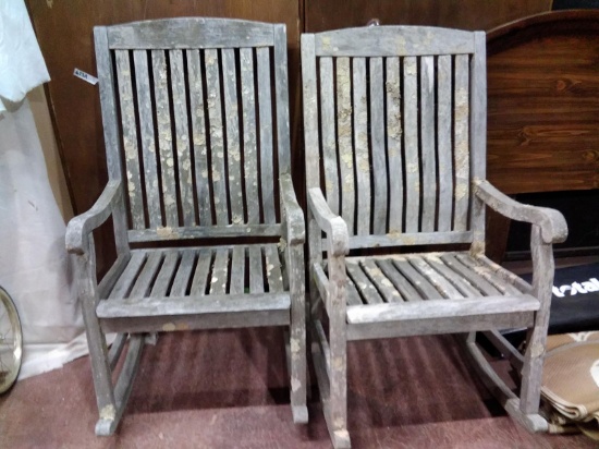 (2) Salt Treated Porch Rockers (Heavy Duty)