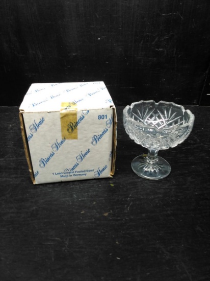 Prince House Crystal-Footed Bowl
