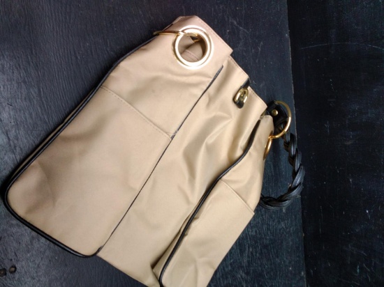 Signature Club Braided Handle Purse