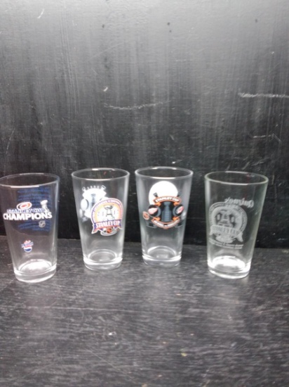 Collection 4 Stanley Cup Collector Glasses