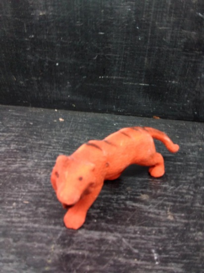 Vintage Velveteen Leopard Toy