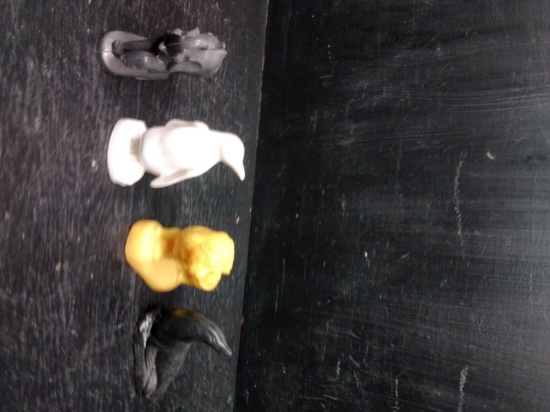 Collection 4 Vintage Plastic Animal Figures