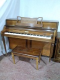 Baldwin Acrosonic Cherry Upright Piano with Stool