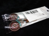 NIP Jewelry-Pair Jeweled and Beaded Earrings