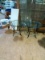 (2) Contemporary MEtal Glass Top Tables (x2)