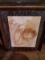 Framed Pencil Sketching-Angel Plays Bells signed