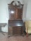 Antique 20th Century Walnut Drop Front Secretary with Ball and Claw Feet