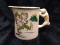 Vintage Hand painted Made in Japan Creamer -Boy Carrying Pig-Dog Handle