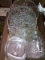 BL-Assorted Clear Glass-Platters, Serving Bowl, Canister