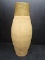 Contemporary Large Terra Cotta Decorative Vase with Jute Decor