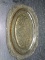 Vintage Amber Depression Oval Platter
