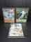 Collection 3 Framed Baseball Player Pictures