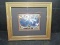 Framed and Matted Foil Art-Old World Earth