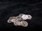 (20) Micro Mini Novelty Silver Tone Morgan Coins