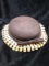 Vintage Ladies Hat-Chante Brown Top Hat