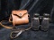 Vintage Achromatic 5x40 Chicago Airguide Binoculars with Leather Case
