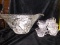 Star of David Punch Bowl and Cups