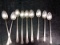 (9) Sterling Silver Teaspoons Duchess Tudor Plate Design 23.7 each (x9)