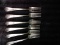 (6) Sterling Silver Forks Duchess Tudor Plate Design 47.4 Grams each (x6)