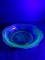 Vintage Green Depression Vaseline Bowl