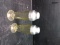 Pair Yellow Depression Glass S&P Shakers