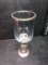 Silver Plate Pineapple Candlestick with Globe