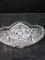 Vintage Cut to Clear Oval Bowl