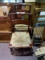 Pair Antique Walnut & Rush Bottom Hitchcock Chairs