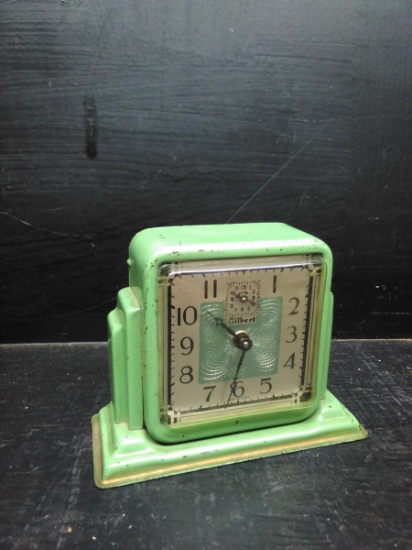 Antique Art Deco Gilbert 1935 Alarm Clock