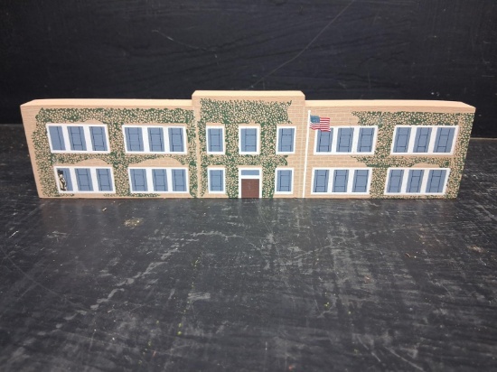 Collectible Wooden Ware Shelf Sitter-Doyles Town High School 1939