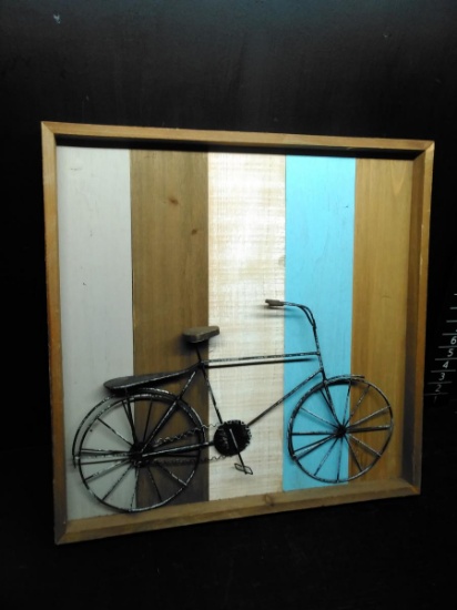 Novelty Wall Art-Metal Bicycle