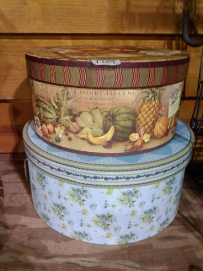 BL-(2) Decorative Hat Boxes