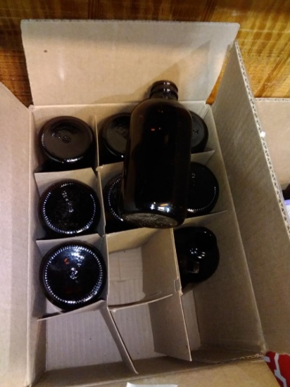 BL-Glass Cosmetic Product Sample Bottles-approx 2 doz