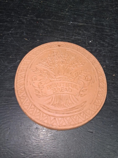 Terra Cotta Beautiful Bread Warming Disc