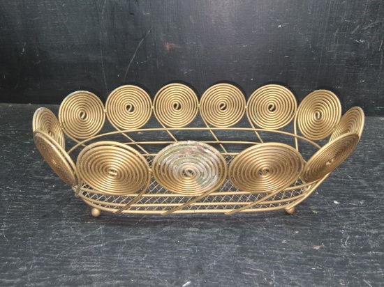 Coiled Brass Centerpiece Bowl
