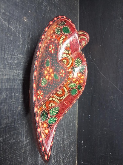 Decorative Wooden Serving Bowl